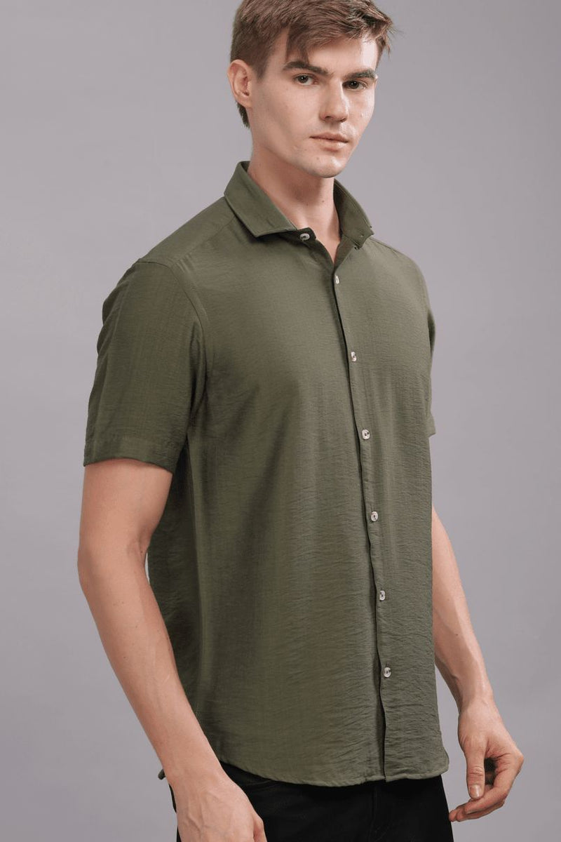 Forest Green - Half Sleeve - Airlite Shirt