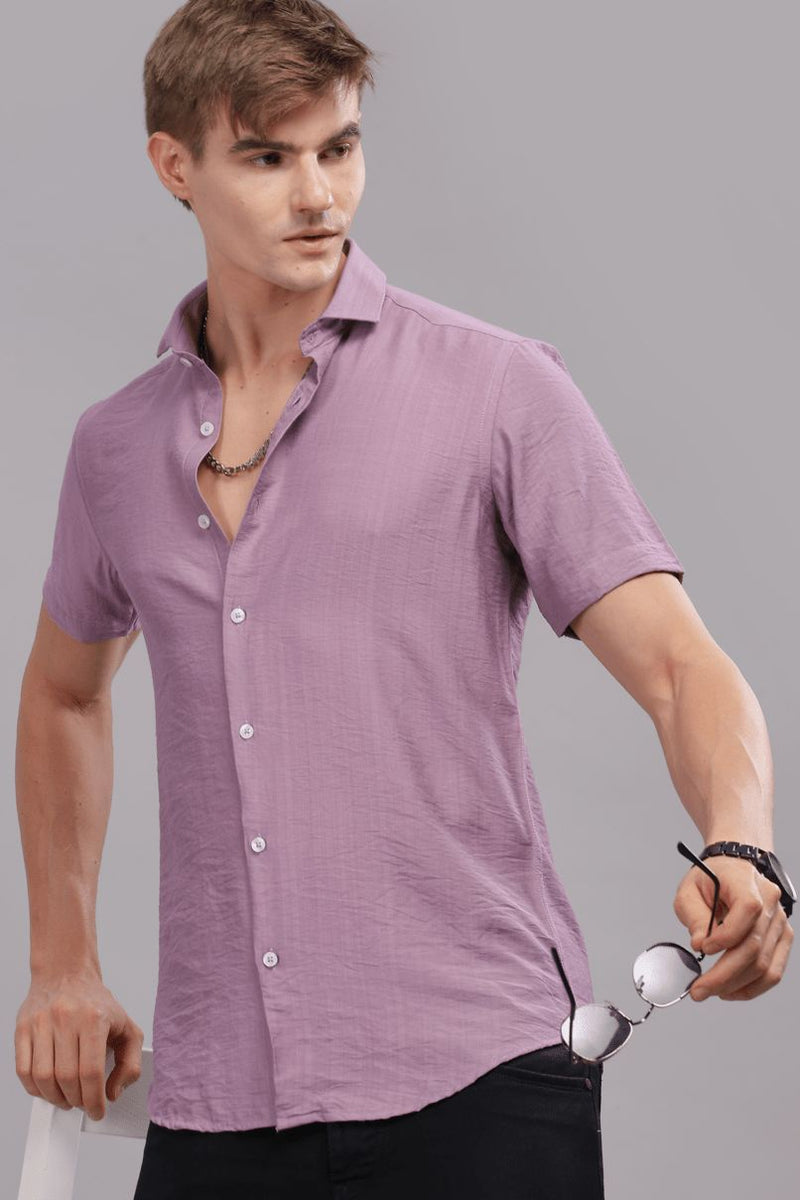 Mild Violet - Half Sleeve - Airlite Shirt