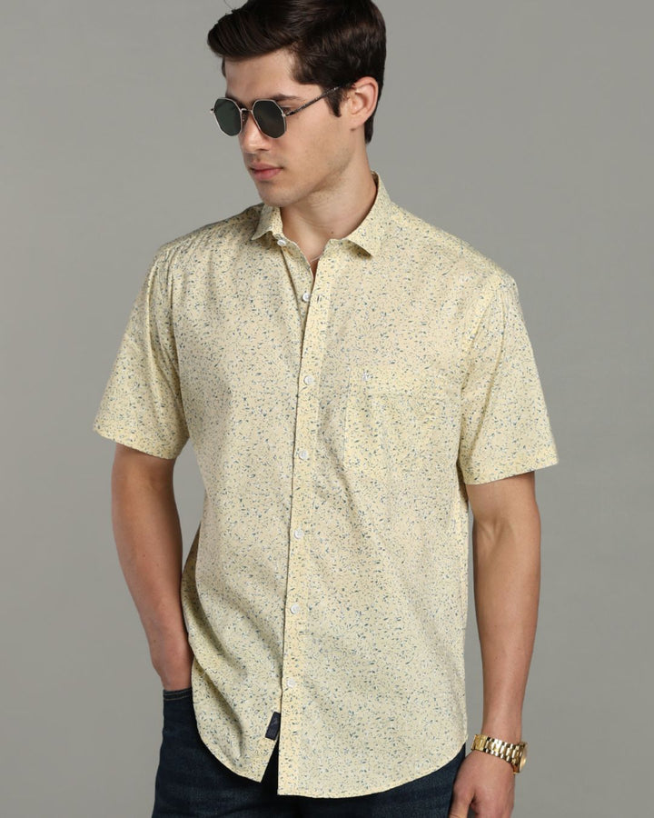 Cheesy Yellow Print -Half-Stain Proof