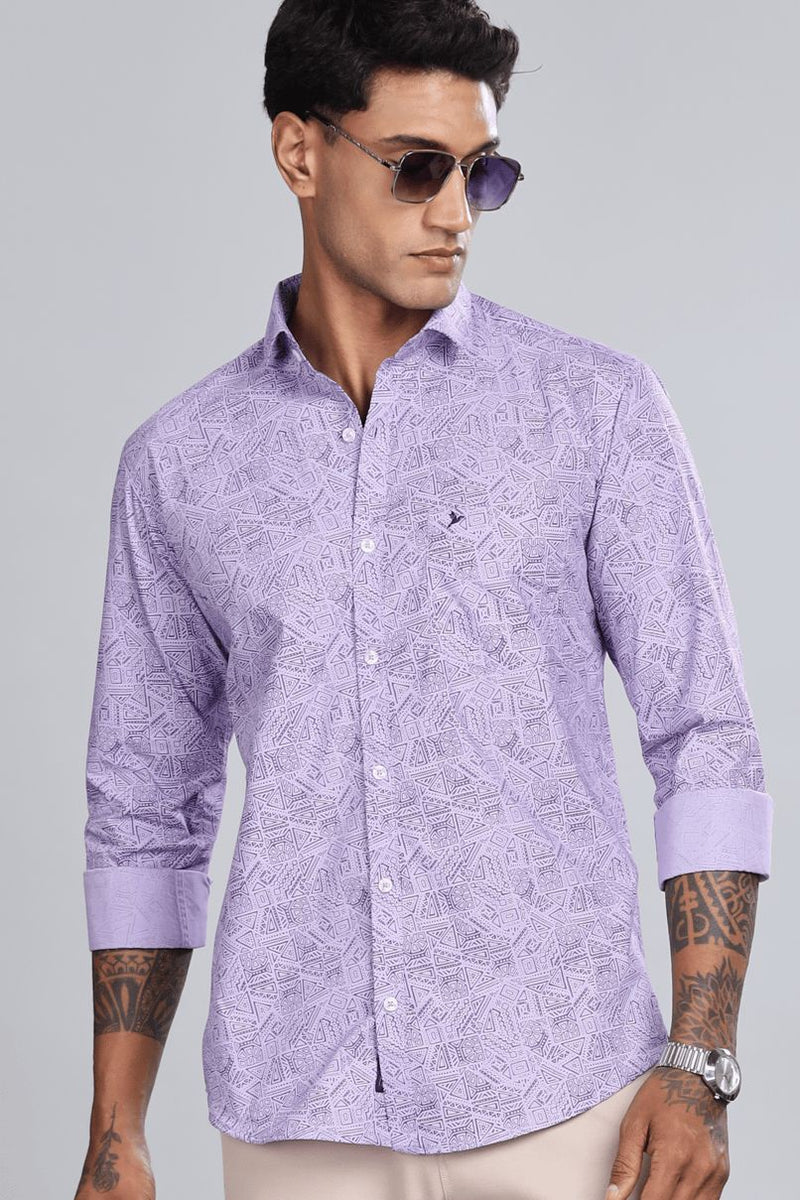 Mild Lavender Print -Full-Stain Proof