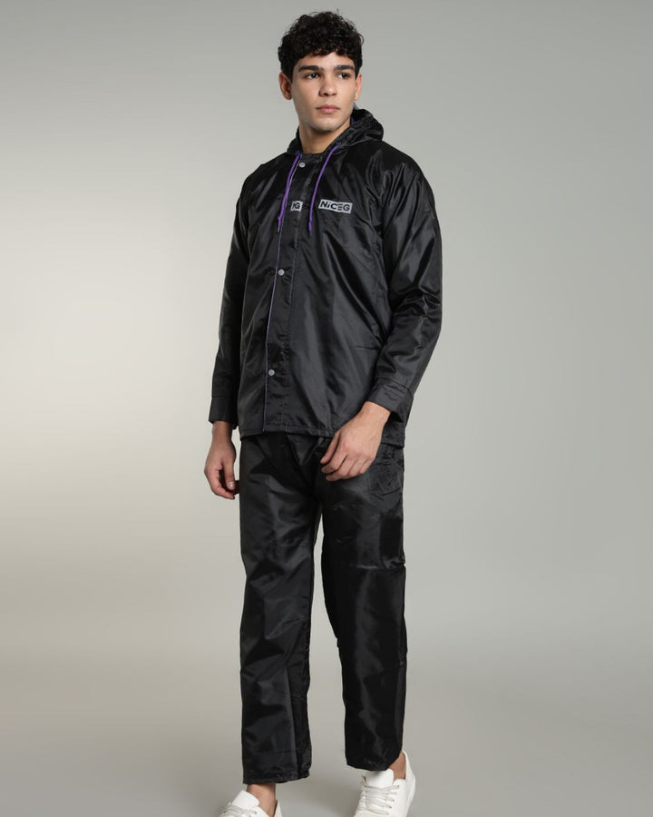 NG Black - Rain Jacket with Pant