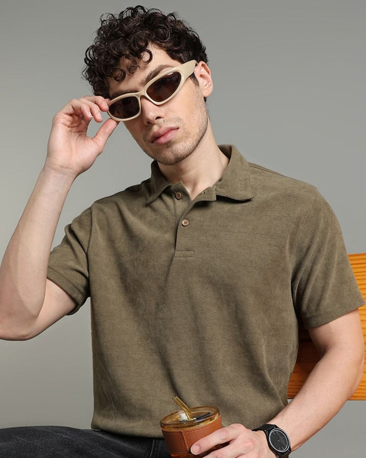 Olive Green - Polo Tshirt