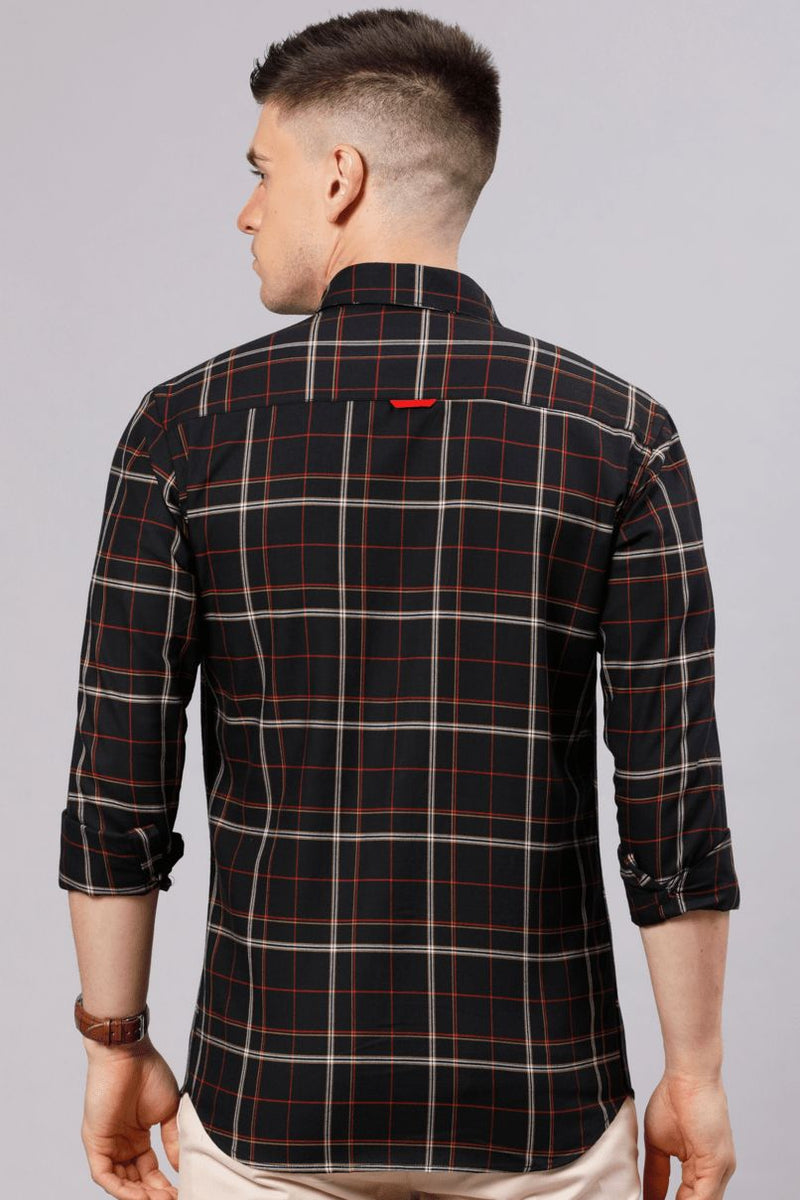 Black and Red Checks - Full-Stain Proof