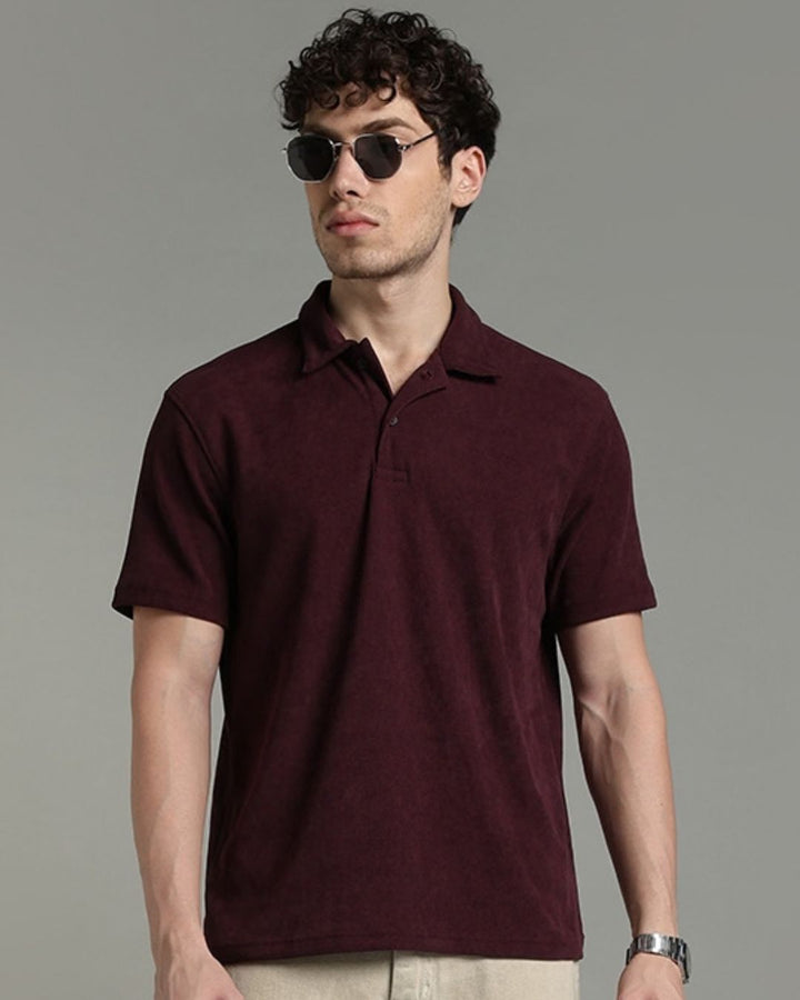 Dark Wine - Polo Tshirt