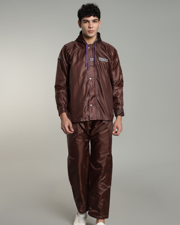 NG Brown - Rain Jacket with Pant