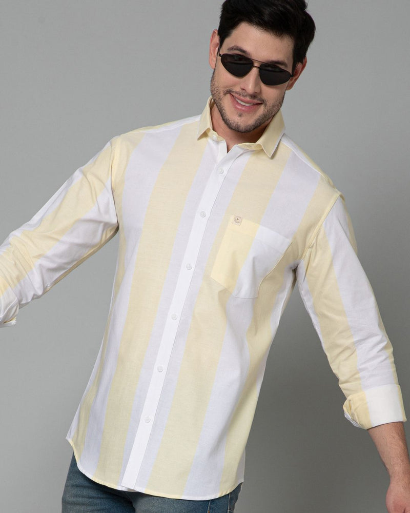 Summer Yellow Stripes - Full-Stain Proof