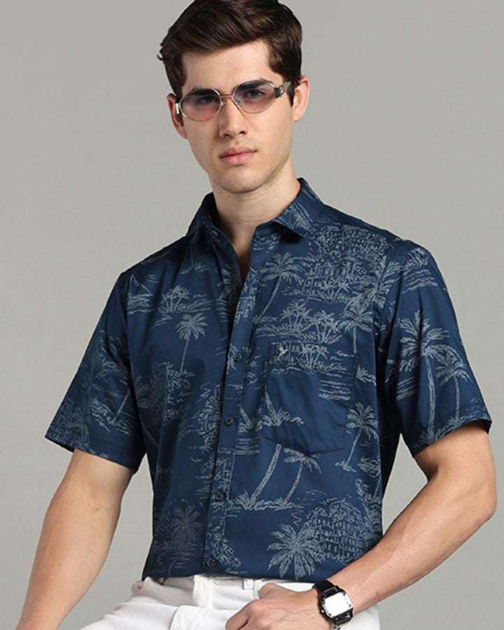 Sapphire Island Print -Half-Stain Proof