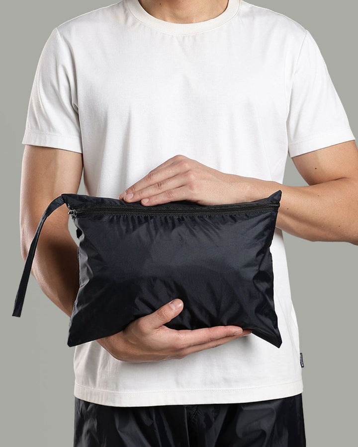 Navy Reflector - Rain Jacket with Pant and Mobile Pouch