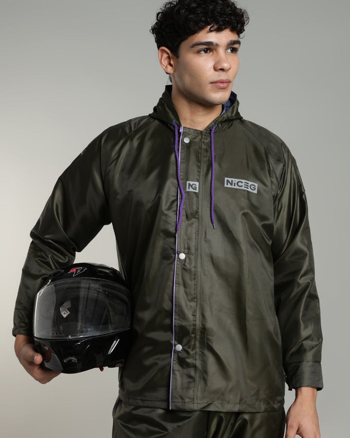 NG Olive - Rain Jacket with Pant