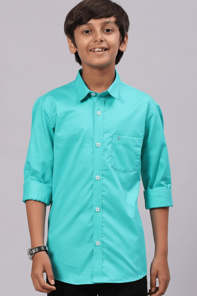 FATHER & SON - Turquoise Green Solid