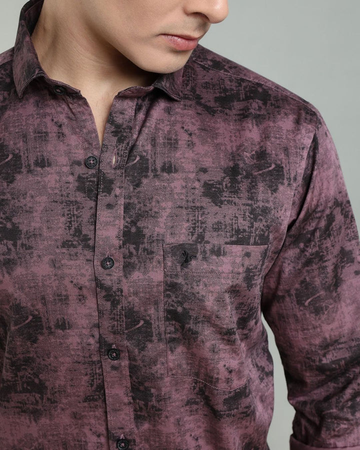 Dusty Pink Smoky Print -Full-Stain Proof