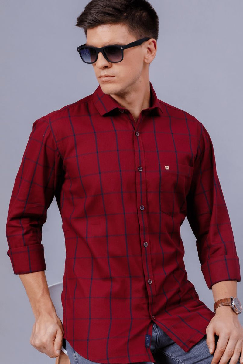Classy Red Checks - Full-Stain Proof