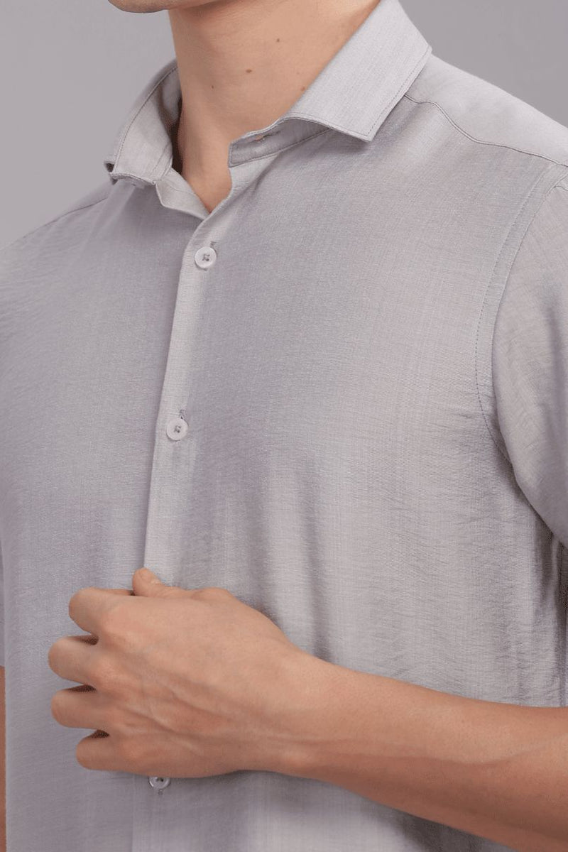 Silver Grey - Half Sleeve - Airlite Shirt