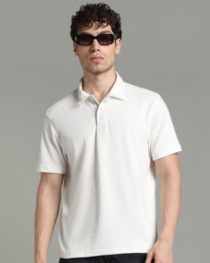 Pure White - Polo Tshirt