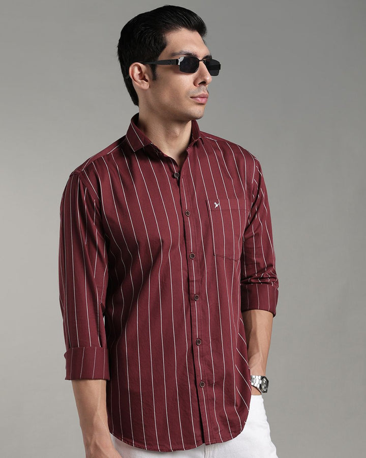 Mighty Maroon Stripes - Full-Stain Proof