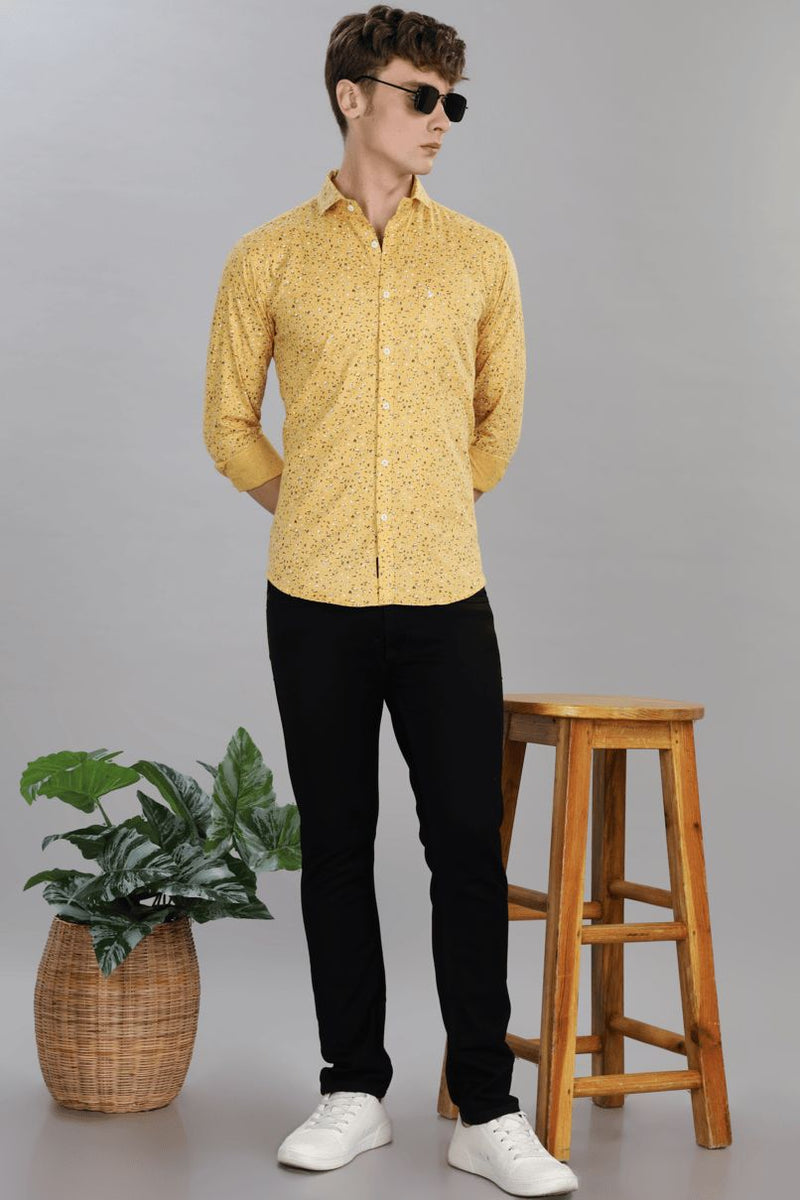 Yellow Cheese Print -Full-Stain Proof