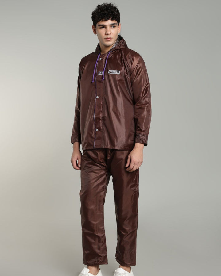 NG Brown - Rain Jacket with Pant