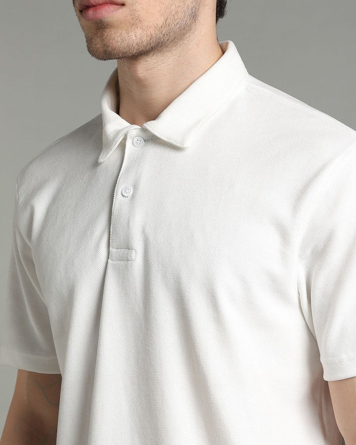 Pure White - Polo Tshirt