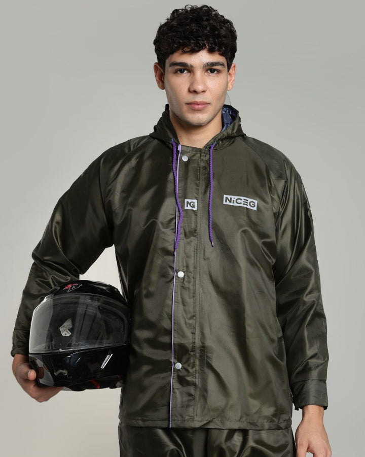 NG Olive - Rain Jacket with Pant