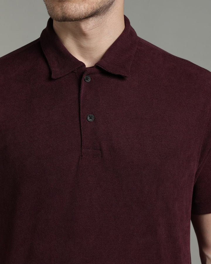 Dark Wine - Polo Tshirt