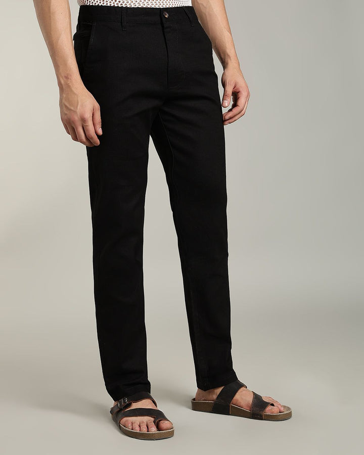 Brute Black - 2 way stretch - COTTON LINEN PANT
