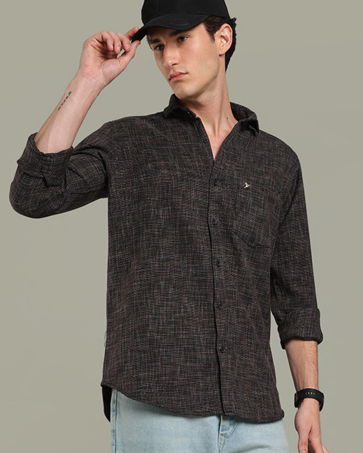 Black Grain Print -Full-Stain Proof