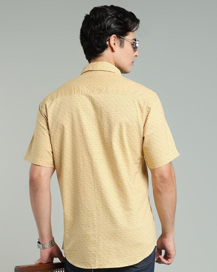 Yellow Print -Half-Stain Proof