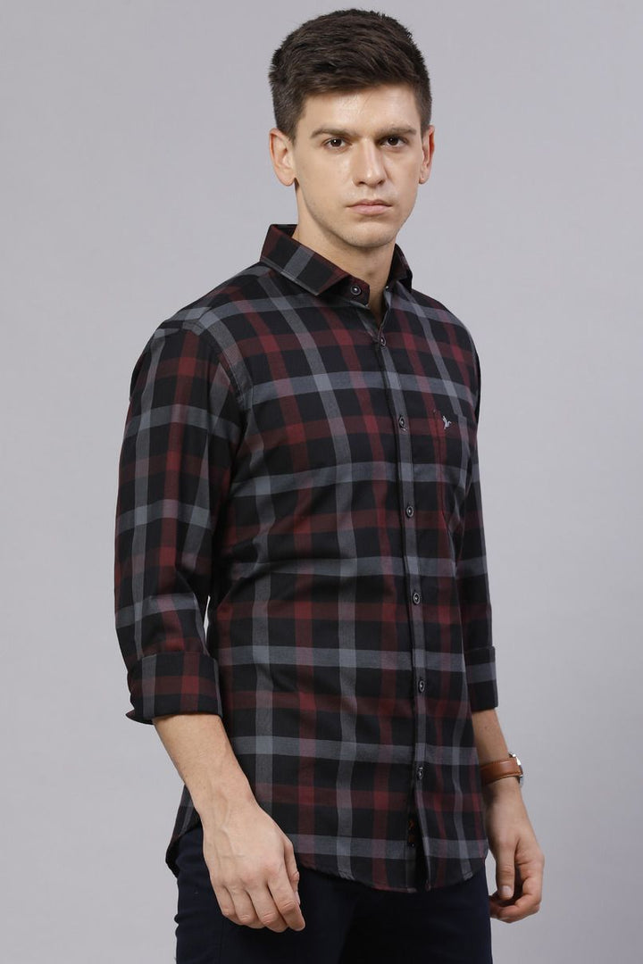Classy Red and Black Checks - Full-Stain Proof