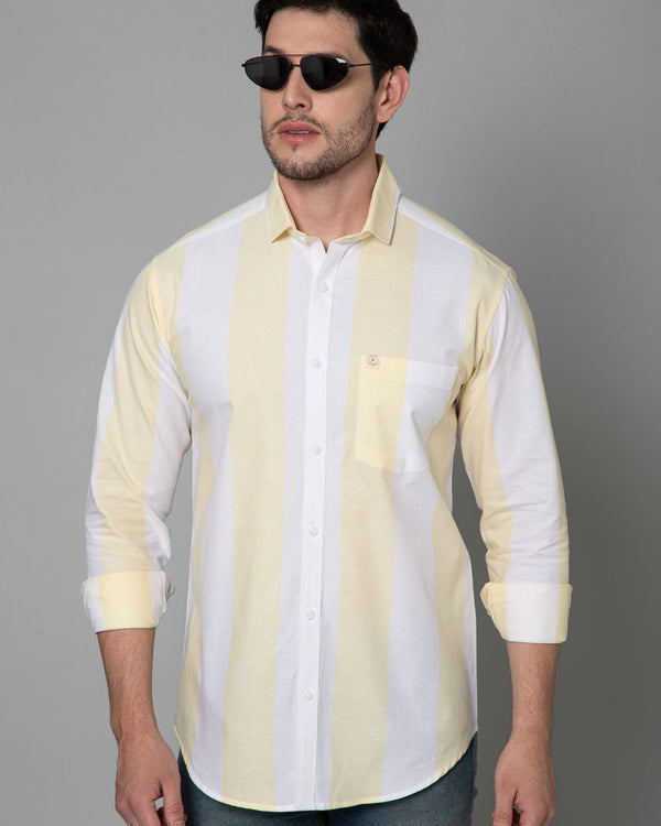 Summer Yellow Stripes - Full-Stain Proof