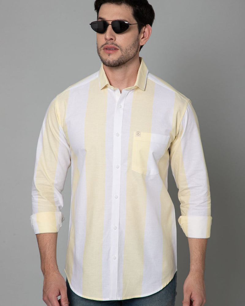 Summer Yellow Stripes - Full-Stain Proof