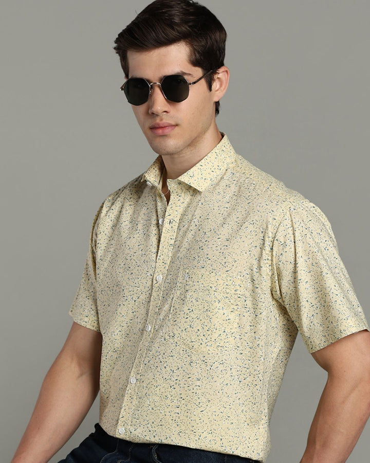 Cheesy Yellow Print -Half-Stain Proof