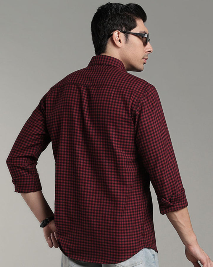 Red & Black Mini Checks - Full-Stain Proof