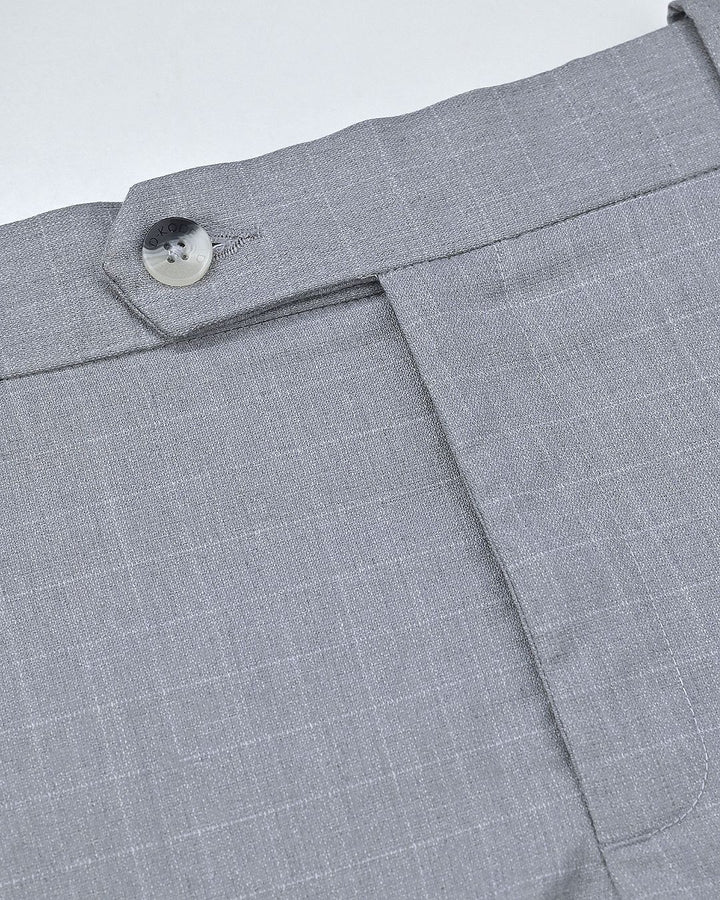 Silver Grey Stripes - Wrinkle free Formal Pant