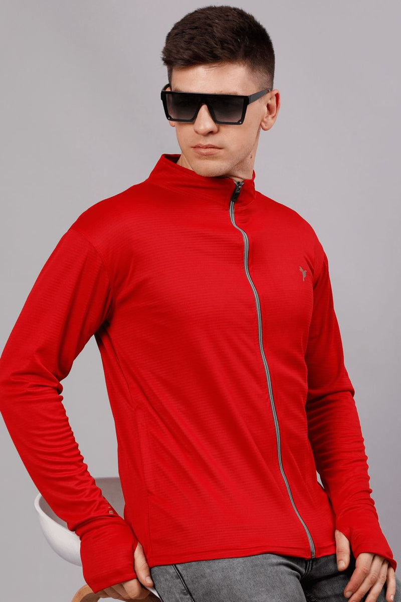 Bright Red - Sunblock Jacket