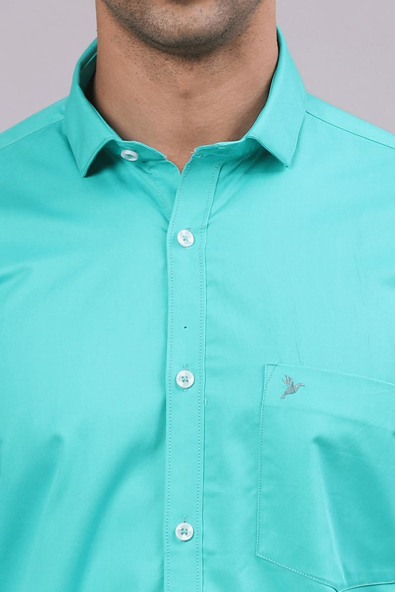 FATHER & SON - Turquoise Green Solid