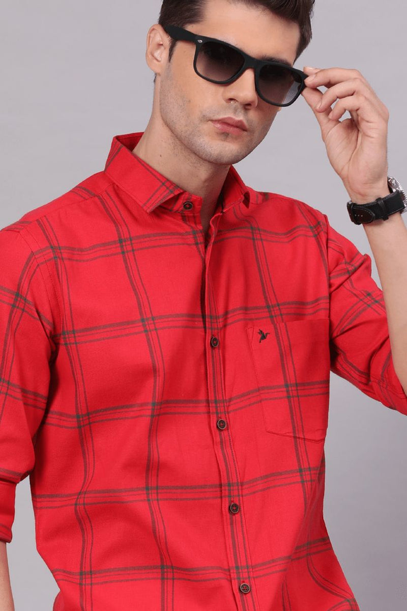 Bright Red Checks - Full-Stain Proof