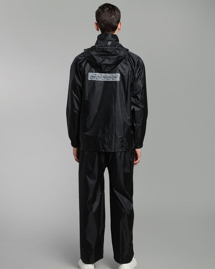 Sparker Black with Radium - Rain Jacket with Pant