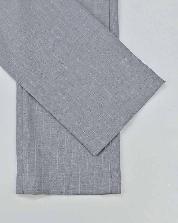 Grey Cube Checks  - Wrinkle free Formal Pant