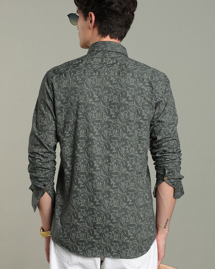 Green Village Print - Full-Stain Proof
