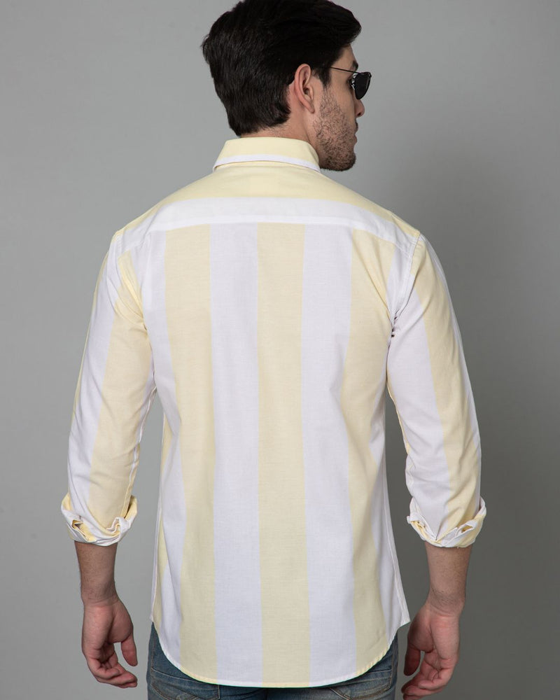Summer Yellow Stripes - Full-Stain Proof
