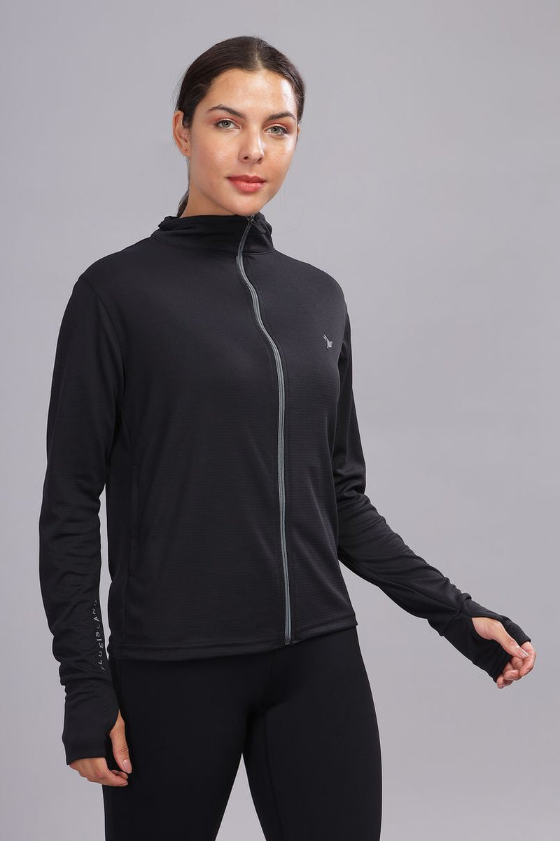 Jet Black - Women's Sunblock Jacket