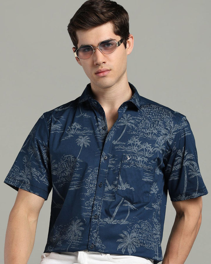 Sapphire Island Print -Half-Stain Proof