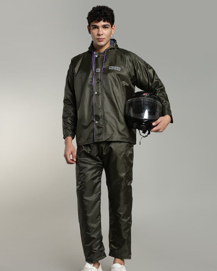 NG Olive - Rain Jacket with Pant