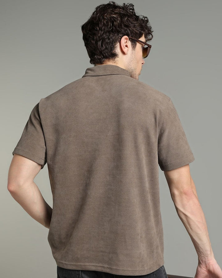 Taupe Brown - Polo Tshirt