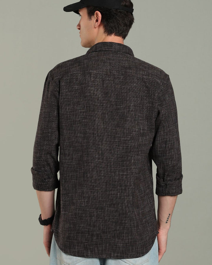 Black Grain Print -Full-Stain Proof