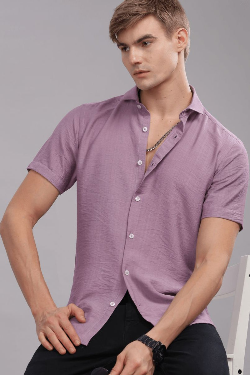 Mild Violet - Half Sleeve - Airlite Shirt