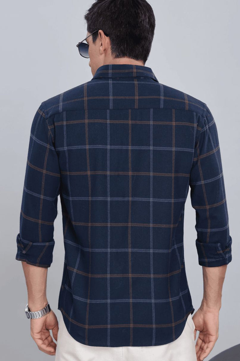 Classic Navy Checks - Full-Stain Proof