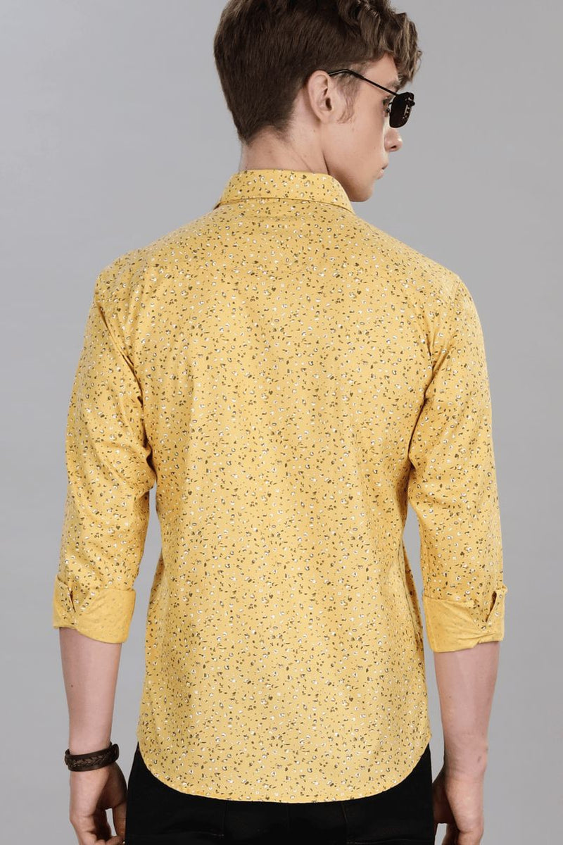 Yellow Cheese Print -Full-Stain Proof