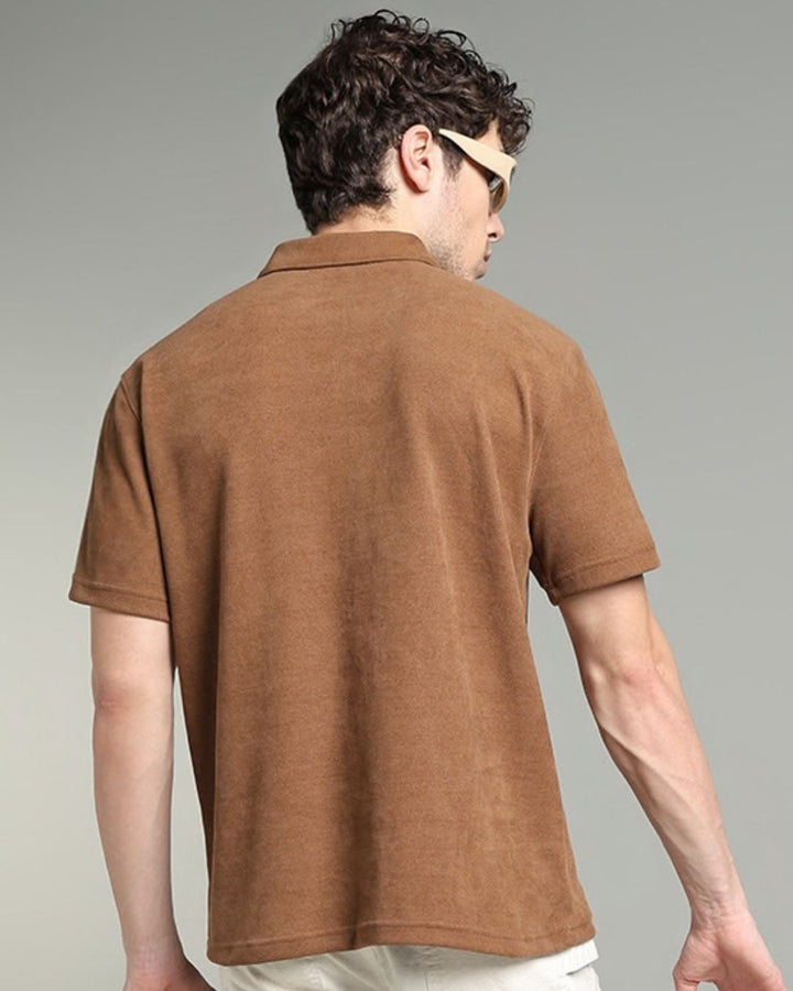 Caramel Brown - Polo Tshirt