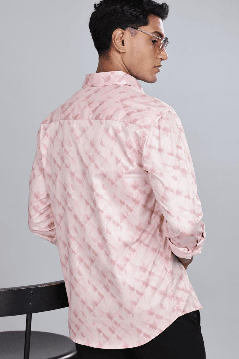 Soft Pink Blush Print -Full-Stain Proof